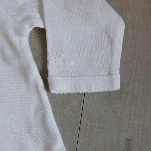 Girls White Cardigan White Embroidery Feltman Brothers 18 Months RARE - Picture 3 of 5